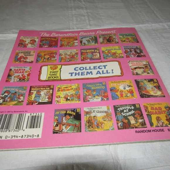 The Berenstain Bears and the BAD HABIT Color Illustrated Paperback Learning Read - Picture 2 of 3